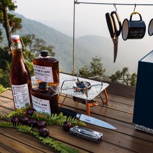 Bamboo Picnic Basket — Large