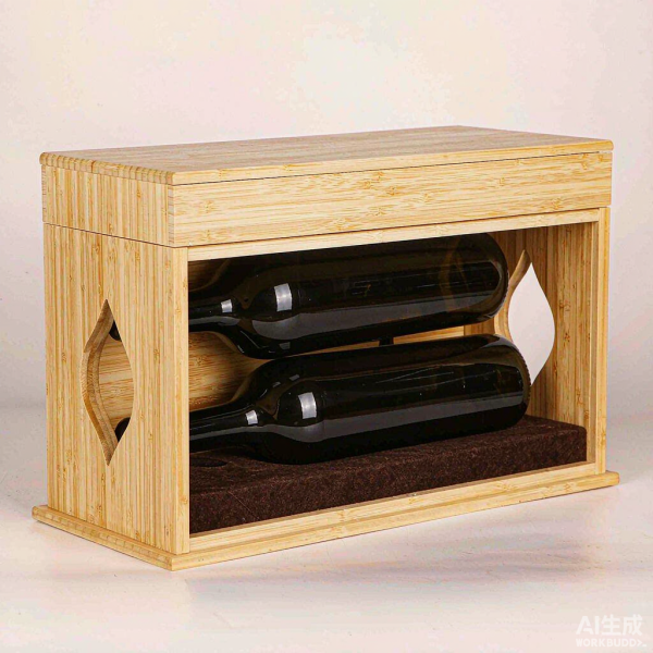 Bamboo Wine Box — dual-bottle carrier, sliding lid Bamboo Wine Box — dual-bottle carrier, sliding lid